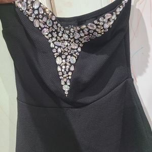 Rhinestone black top rue21